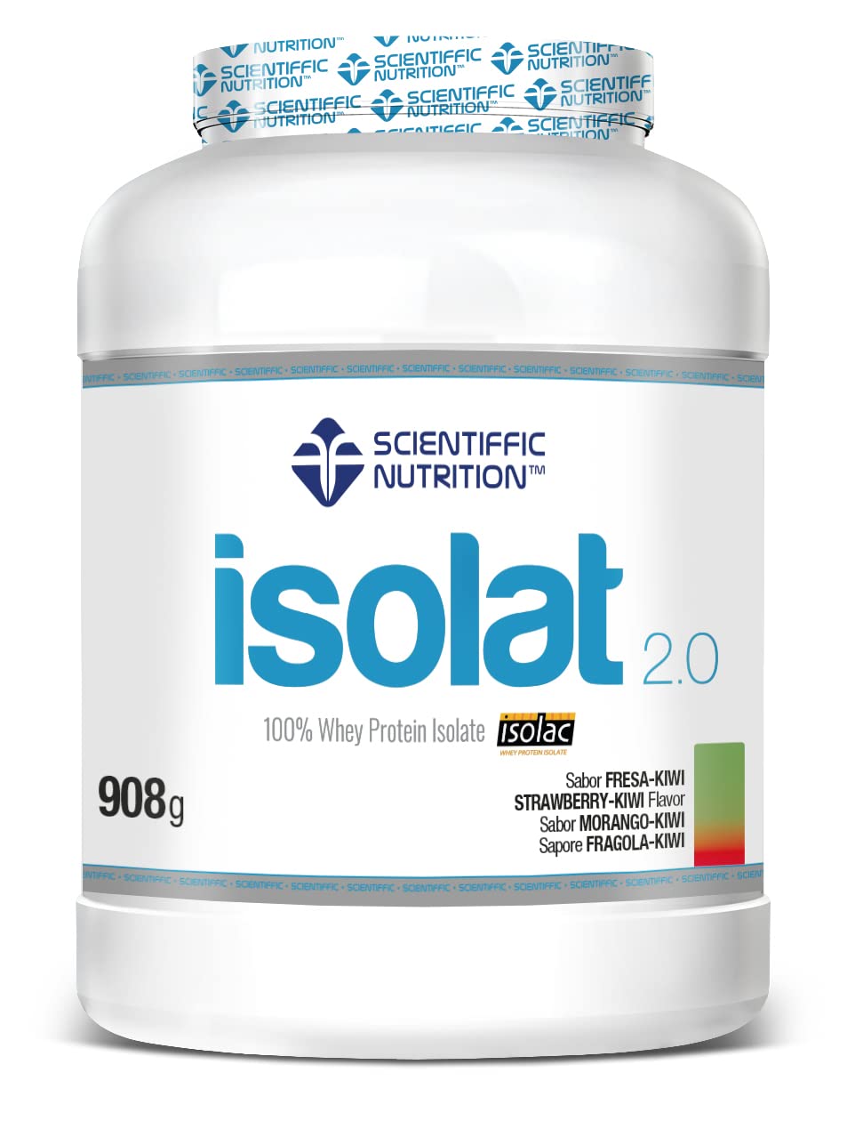 Scientiffic Nutrition - Isolat 2.0, Whey Protein, Suplemento de Proteina Aislada ISO con Lactasa, Proteina de Suero de Leche en Polvo - 2Kg, Chocolate.