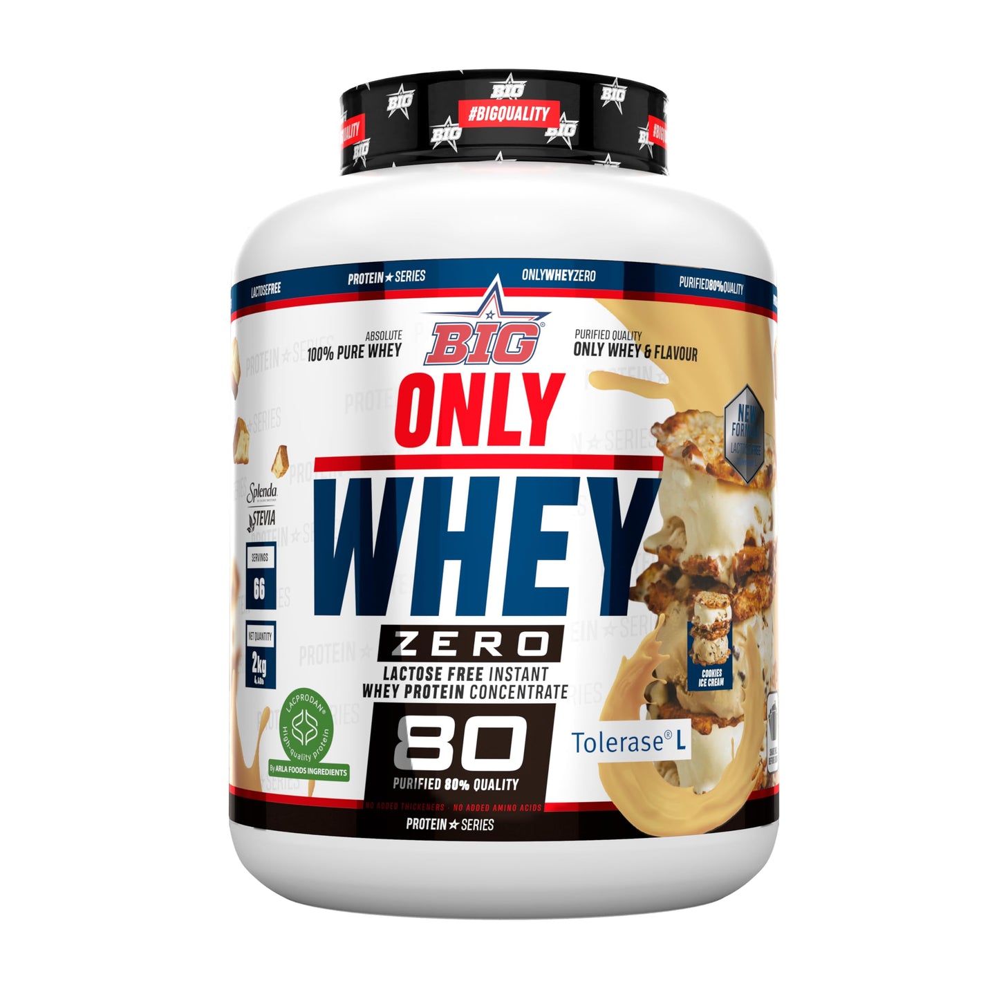 Proteinas Whey - Proteina en Polvo para Desarrollo de Masa Muscular y Recuperación - Materia Prima Premium - Whey Protein Sin Lactosa, Sin Azúcar, Sin Grumos (2Kg, Belgian Chocolate)