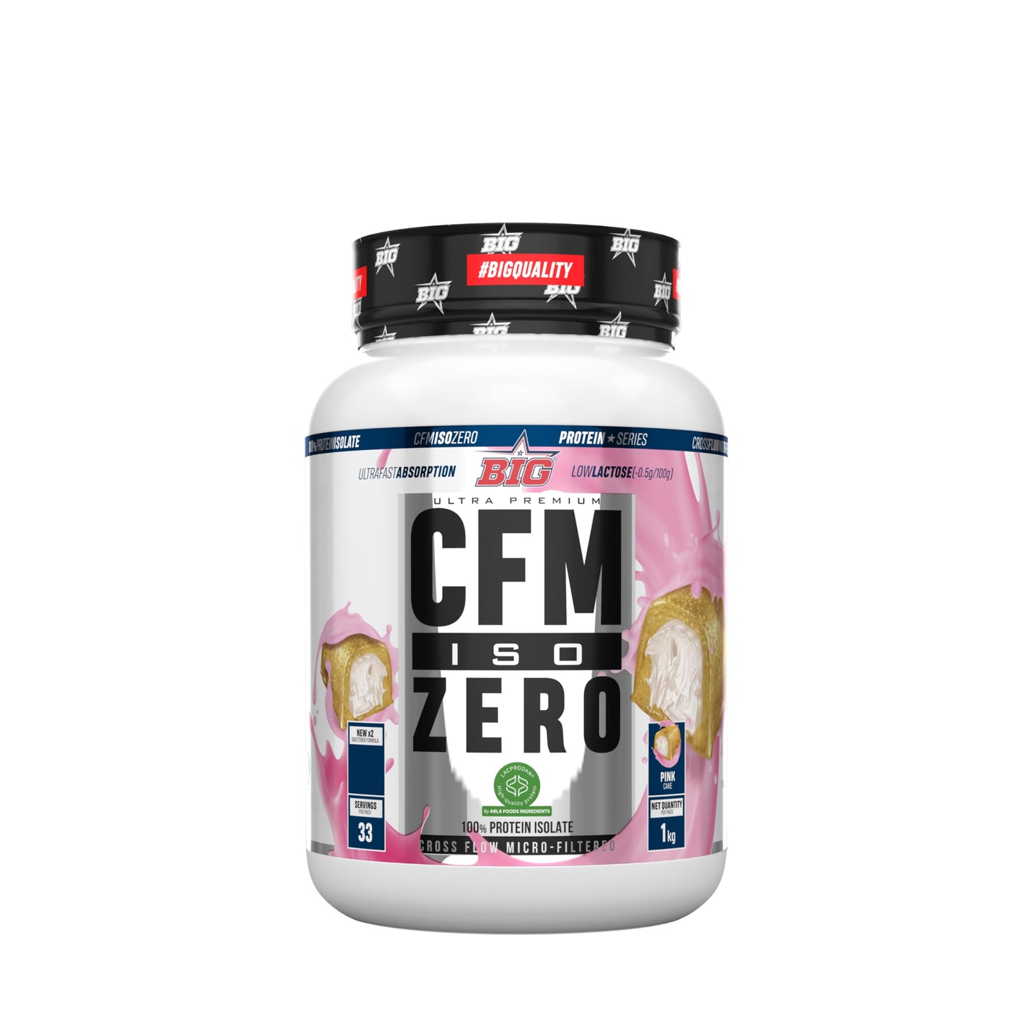 Proteina Isolada - Proteinas Whey para Masa Muscular - Whey Protein Isolate - Proteína en Polvo Materia Prima Premium Sin Grumos, Baja en Lactosa, Sin Azúcares Añadidos (2Kg, White Chocolate)