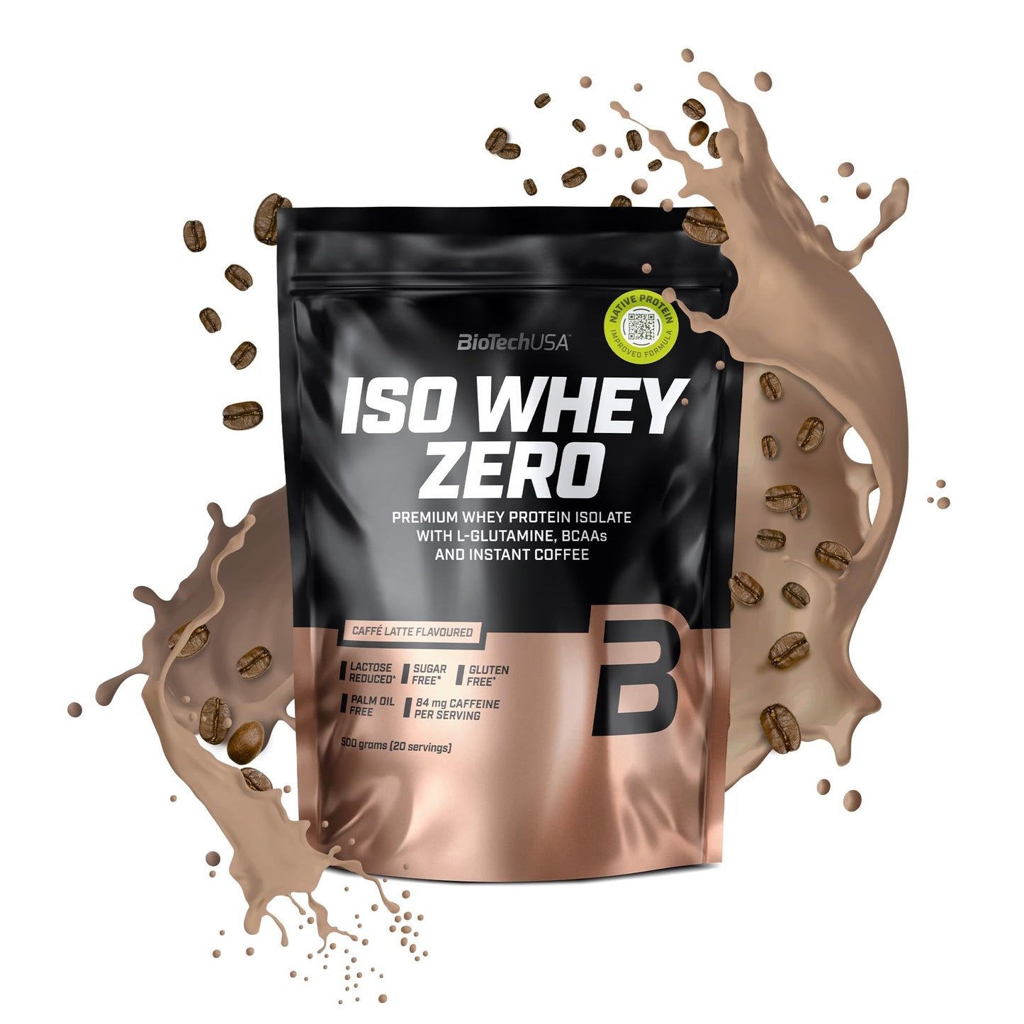 BioTechUSA Iso Whey Zero | Premium Whey Protein Isolate | Grass-Fed | Enzyme-Free | Sugar- and Gluten-free, 908 g, Chocolate
