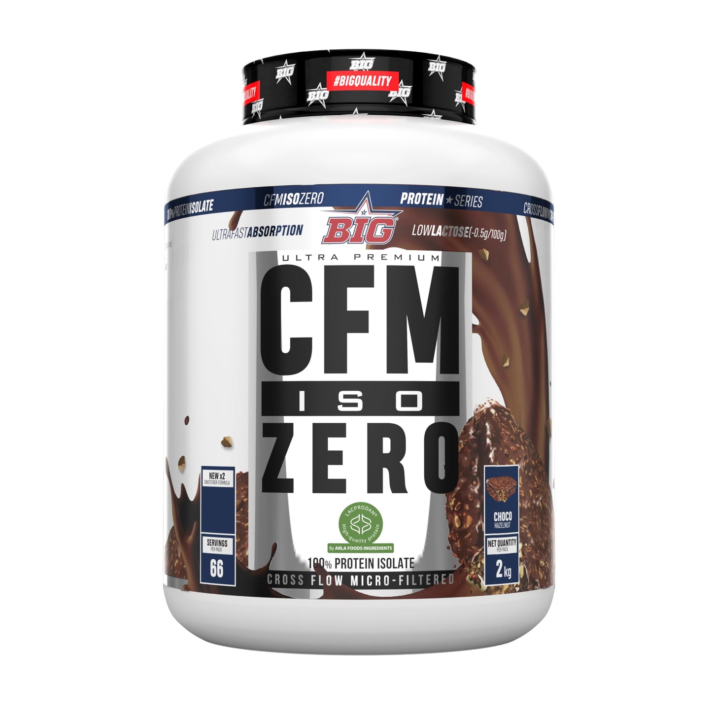 Proteina Isolada - Proteinas Whey para Masa Muscular - Whey Protein Isolate - Proteína en Polvo Materia Prima Premium Sin Grumos, Baja en Lactosa, Sin Azúcares Añadidos (2Kg, White Chocolate)