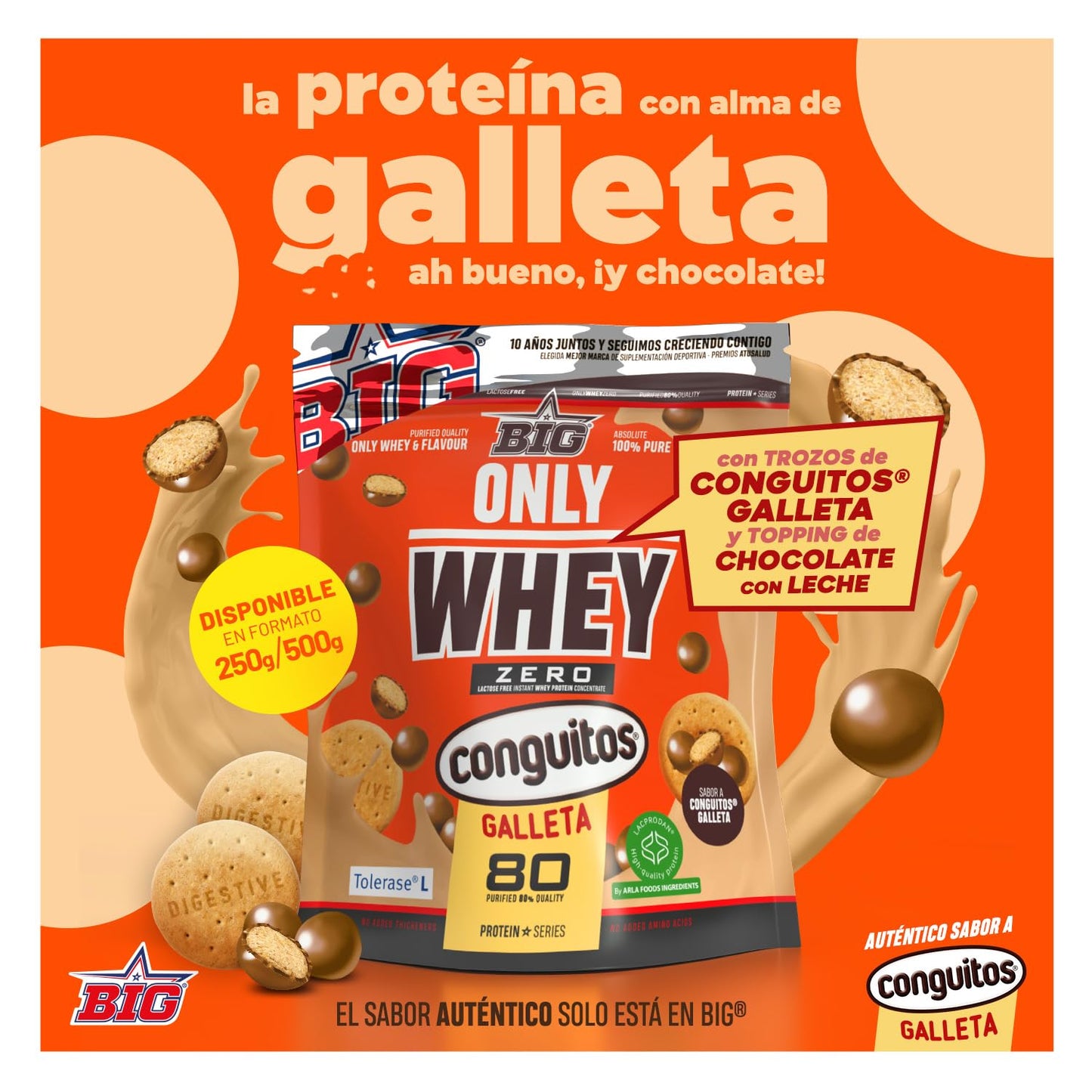 Proteinas Whey - Proteina en Polvo para Desarrollo de Masa Muscular y Recuperación - Materia Prima Premium - Whey Protein Sin Lactosa, Sin Azúcar, Sin Grumos (2Kg, Belgian Chocolate)