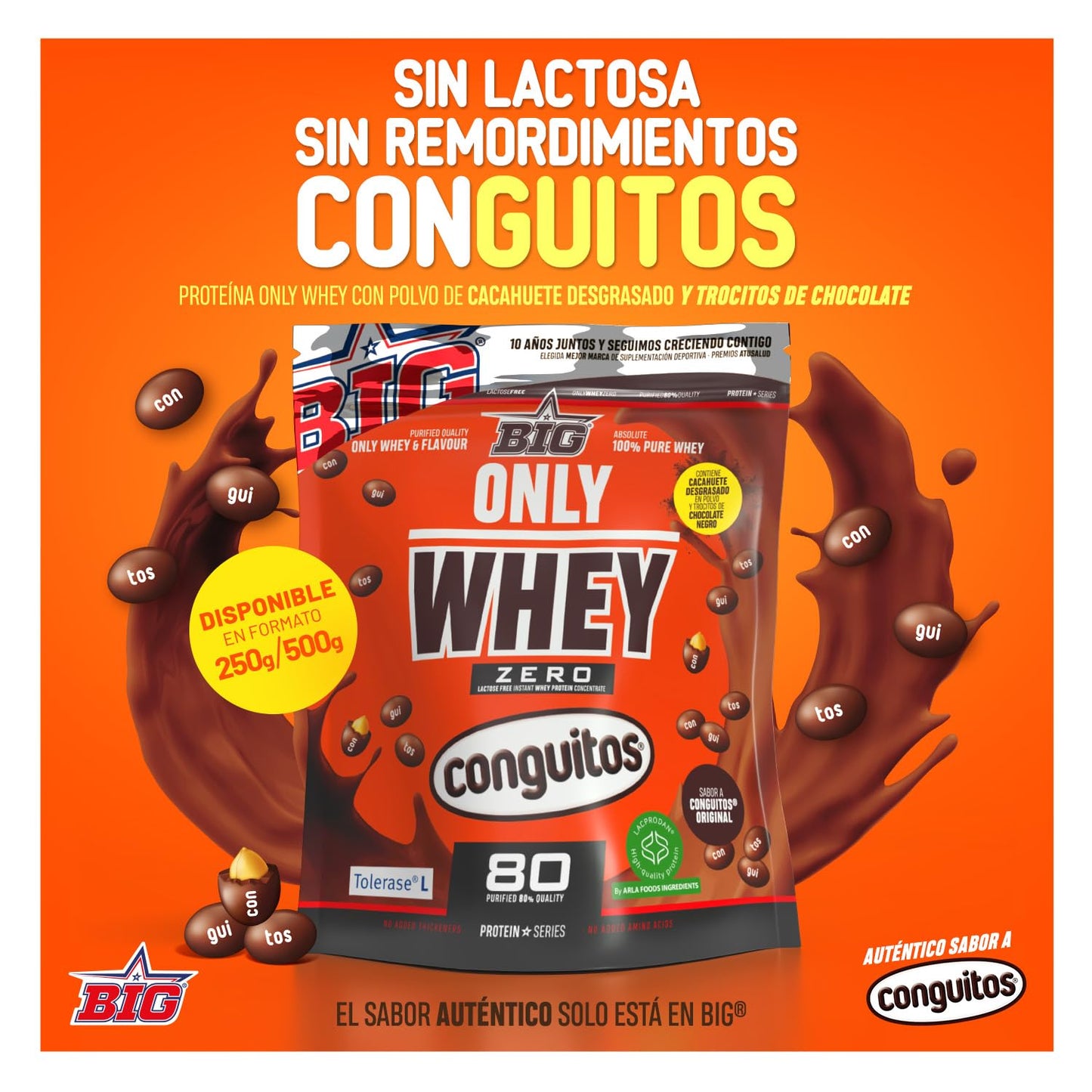 Proteinas Whey - Proteina en Polvo para Desarrollo de Masa Muscular y Recuperación - Materia Prima Premium - Whey Protein Sin Lactosa, Sin Azúcar, Sin Grumos (2Kg, Belgian Chocolate)