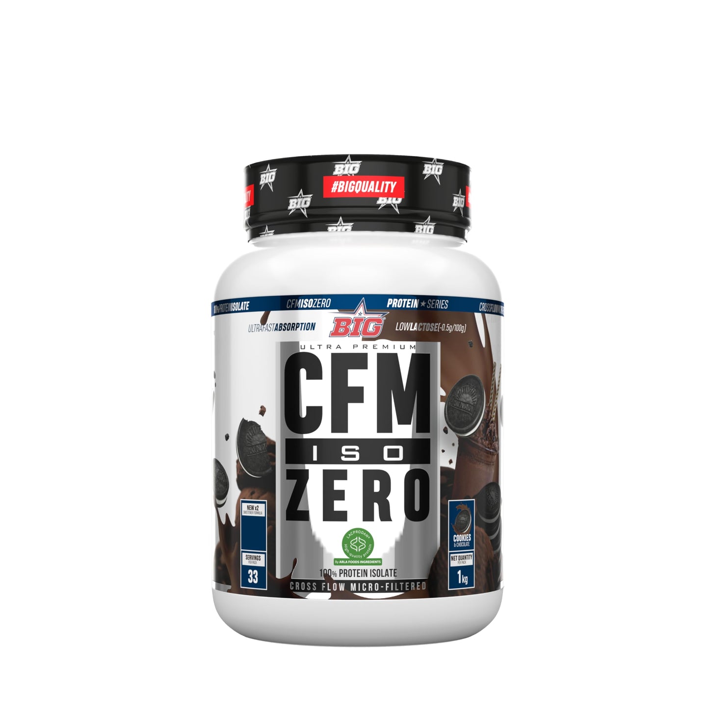Proteina Isolada - Proteinas Whey para Masa Muscular - Whey Protein Isolate - Proteína en Polvo Materia Prima Premium Sin Grumos, Baja en Lactosa, Sin Azúcares Añadidos (2Kg, White Chocolate)