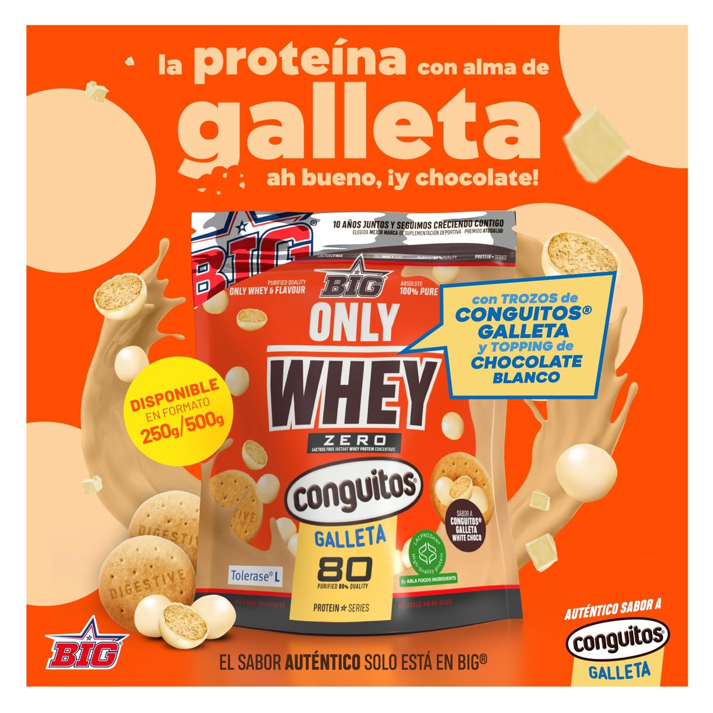 Proteinas Whey - Proteina en Polvo para Desarrollo de Masa Muscular y Recuperación - Materia Prima Premium - Whey Protein Sin Lactosa, Sin Azúcar, Sin Grumos (2Kg, Belgian Chocolate)