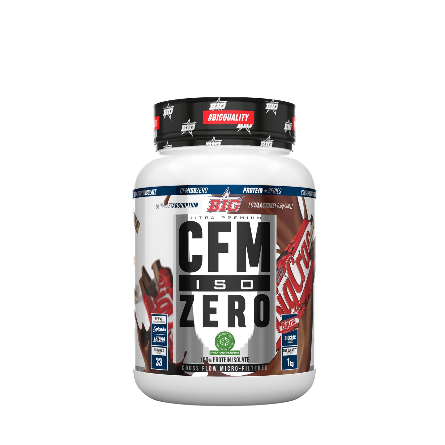 Proteina Isolada - Proteinas Whey para Masa Muscular - Whey Protein Isolate - Proteína en Polvo Materia Prima Premium Sin Grumos, Baja en Lactosa, Sin Azúcares Añadidos (2Kg, White Chocolate)