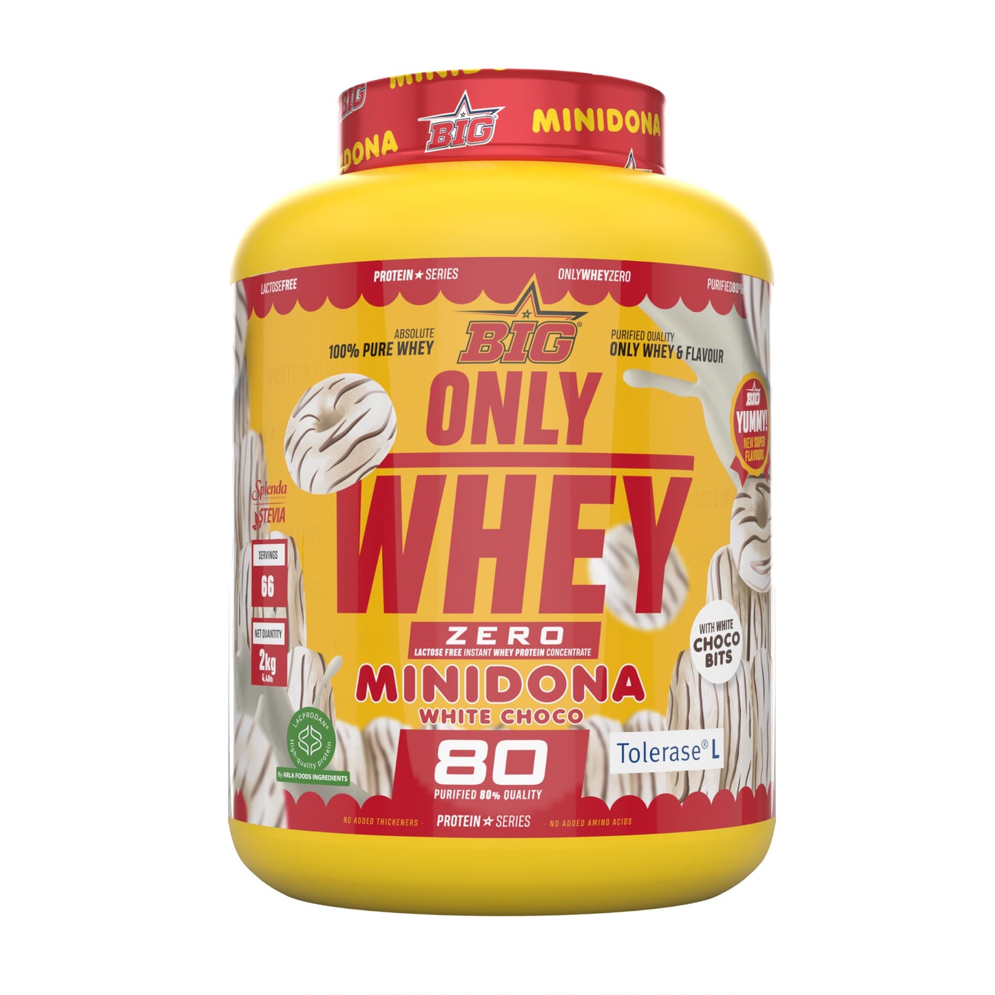 Proteinas Whey - Proteina en Polvo para Desarrollo de Masa Muscular y Recuperación - Materia Prima Premium - Whey Protein Sin Lactosa, Sin Azúcar, Sin Grumos (2Kg, Belgian Chocolate)