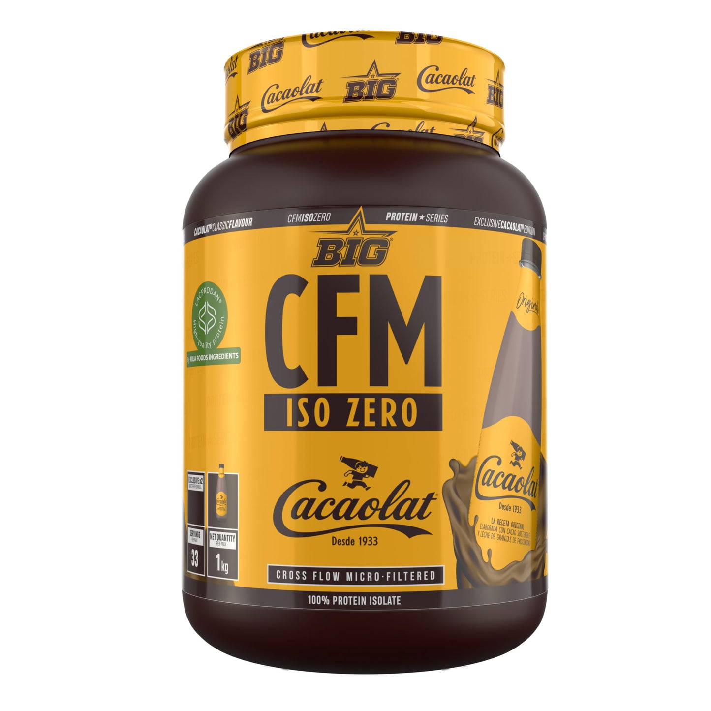 Proteina Isolada - Proteinas Whey para Masa Muscular - Whey Protein Isolate - Proteína en Polvo Materia Prima Premium Sin Grumos, Baja en Lactosa, Sin Azúcares Añadidos (2Kg, White Chocolate)