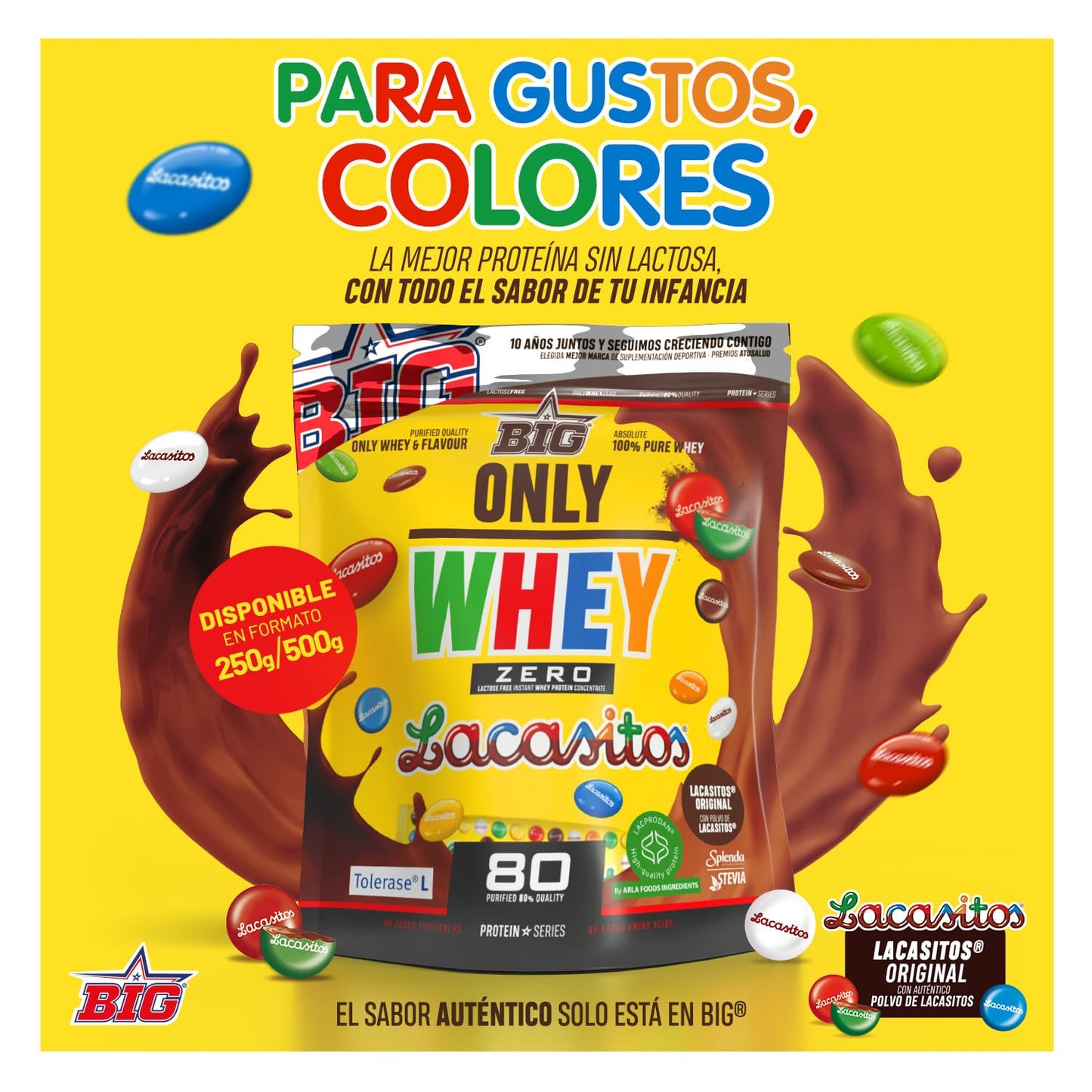 Proteinas Whey - Proteina en Polvo para Desarrollo de Masa Muscular y Recuperación - Materia Prima Premium - Whey Protein Sin Lactosa, Sin Azúcar, Sin Grumos (2Kg, Belgian Chocolate)