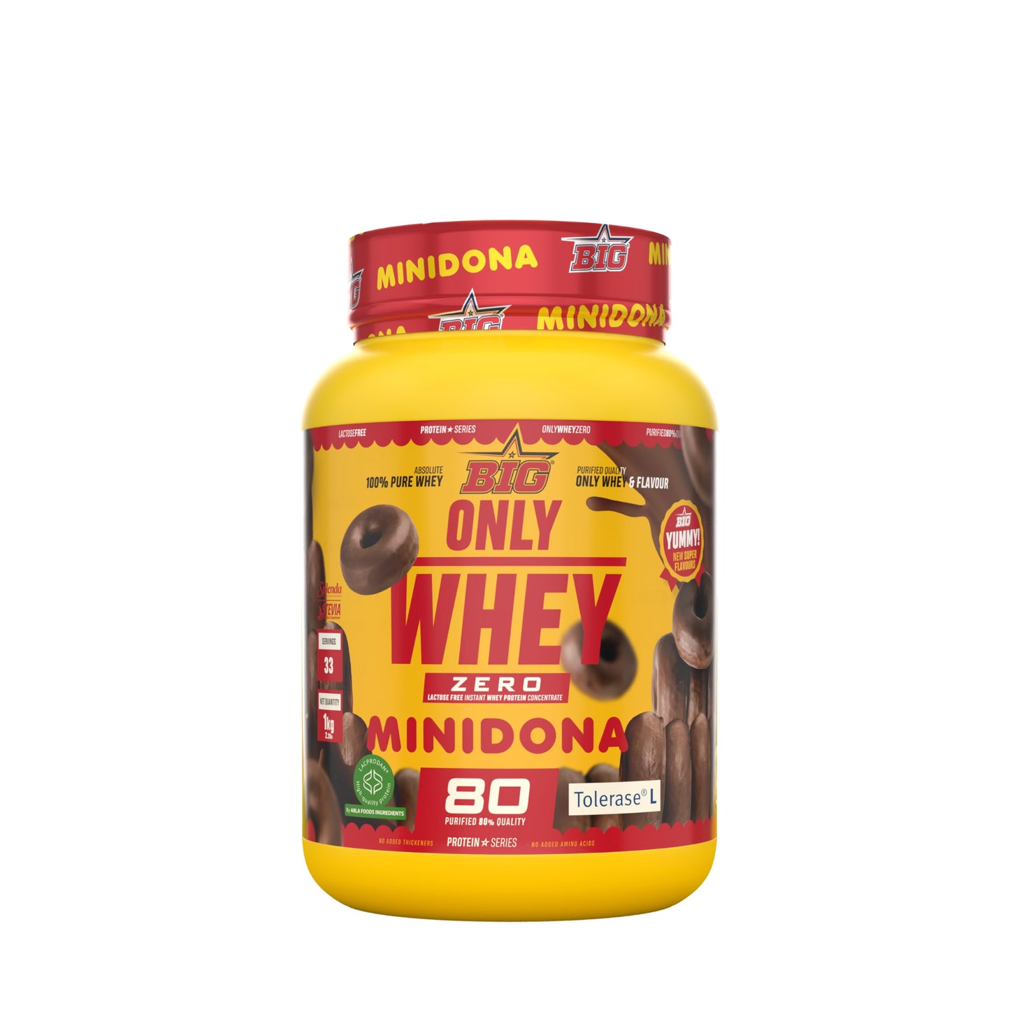 Proteinas Whey - Proteina en Polvo para Desarrollo de Masa Muscular y Recuperación - Materia Prima Premium - Whey Protein Sin Lactosa, Sin Azúcar, Sin Grumos (2Kg, Belgian Chocolate)