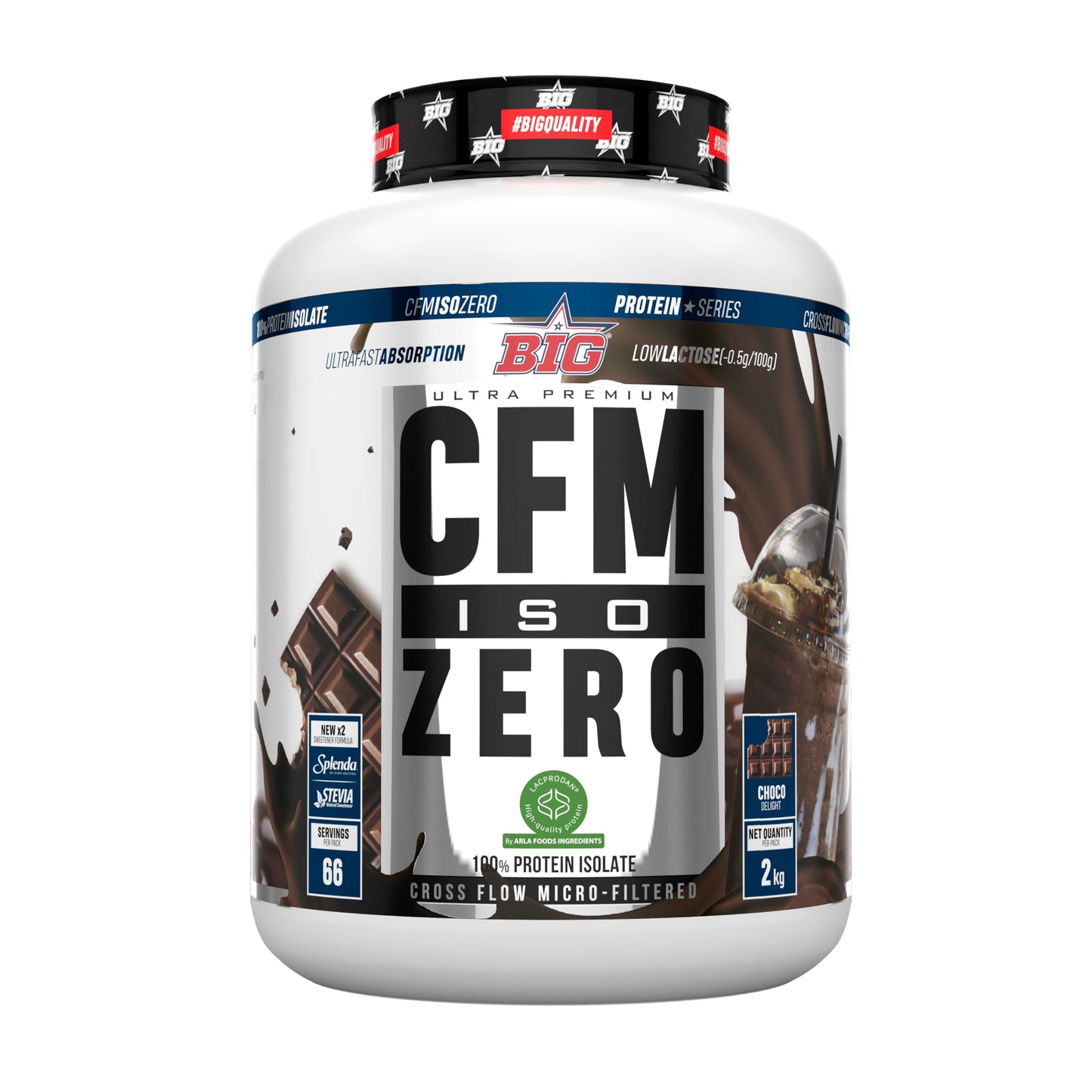 Proteina Isolada - Proteinas Whey para Masa Muscular - Whey Protein Isolate - Proteína en Polvo Materia Prima Premium Sin Grumos, Baja en Lactosa, Sin Azúcares Añadidos (2Kg, White Chocolate)