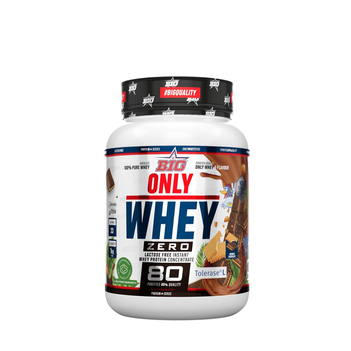 Proteinas Whey - Proteina en Polvo para Desarrollo de Masa Muscular y Recuperación - Materia Prima Premium - Whey Protein Sin Lactosa, Sin Azúcar, Sin Grumos (2Kg, Belgian Chocolate)