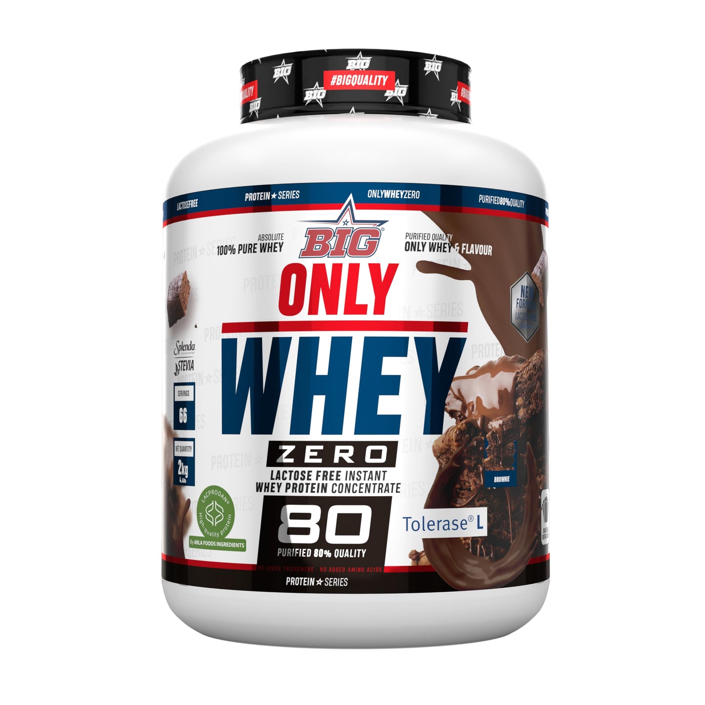 Proteinas Whey - Proteina en Polvo para Desarrollo de Masa Muscular y Recuperación - Materia Prima Premium - Whey Protein Sin Lactosa, Sin Azúcar, Sin Grumos (2Kg, Belgian Chocolate)