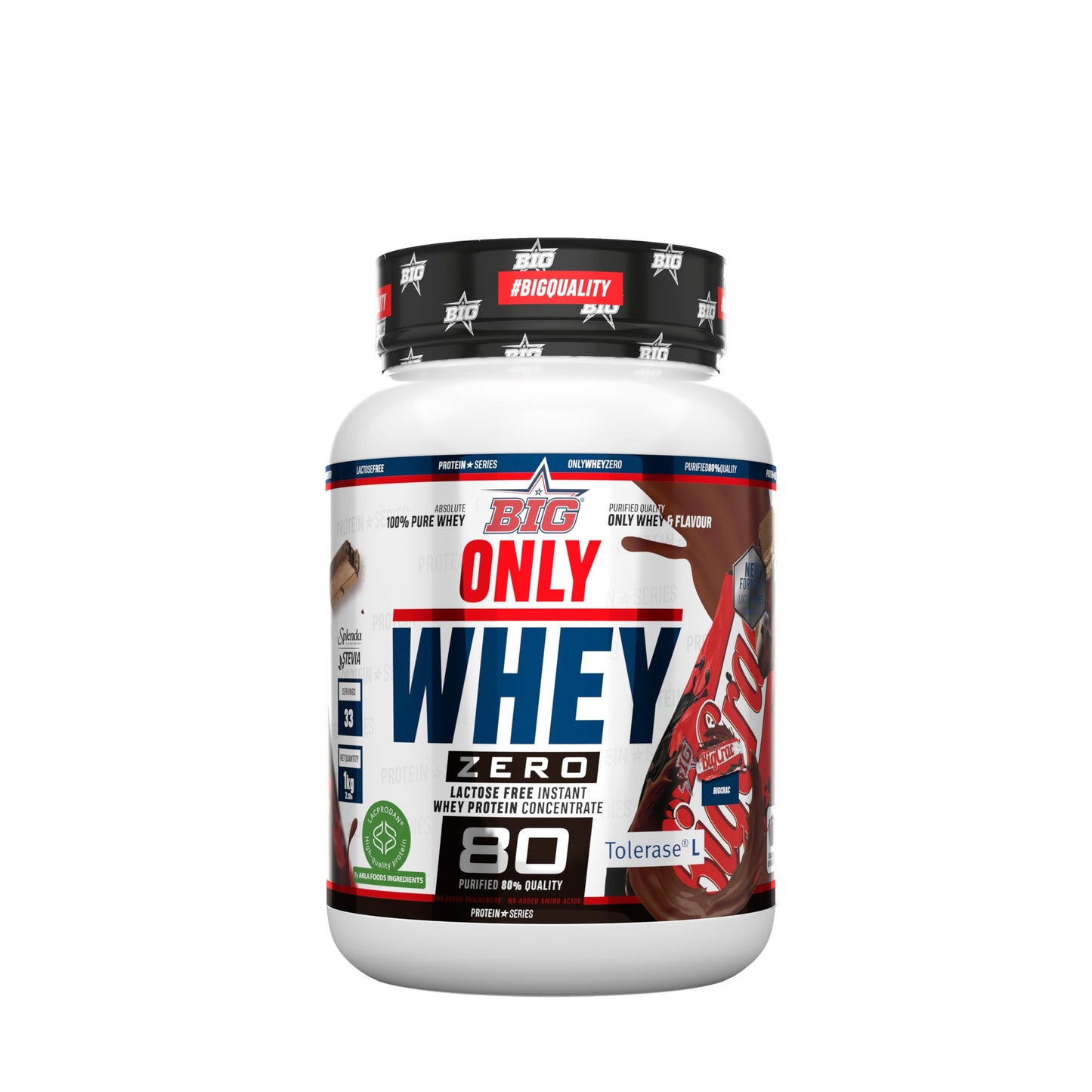 Proteinas Whey - Proteina en Polvo para Desarrollo de Masa Muscular y Recuperación - Materia Prima Premium - Whey Protein Sin Lactosa, Sin Azúcar, Sin Grumos (2Kg, Belgian Chocolate)