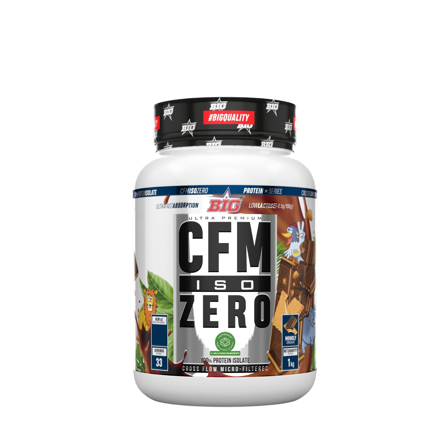 Proteina Isolada - Proteinas Whey para Masa Muscular - Whey Protein Isolate - Proteína en Polvo Materia Prima Premium Sin Grumos, Baja en Lactosa, Sin Azúcares Añadidos (2Kg, White Chocolate)