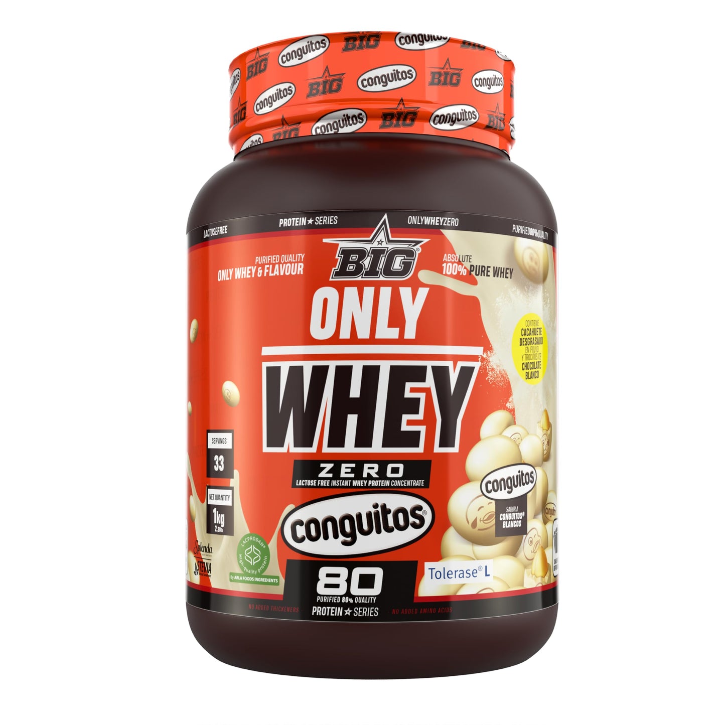 Proteinas Whey - Proteina en Polvo para Desarrollo de Masa Muscular y Recuperación - Materia Prima Premium - Whey Protein Sin Lactosa, Sin Azúcar, Sin Grumos (2Kg, Belgian Chocolate)