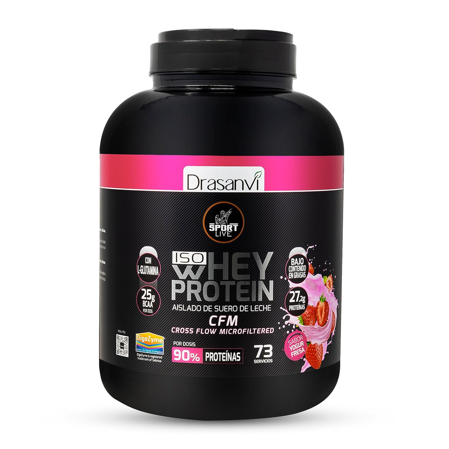 Drasanvi WHEY PROTEIN AISLADO DOBLE CHOCOLATE 2,2KG SPORT LIVE