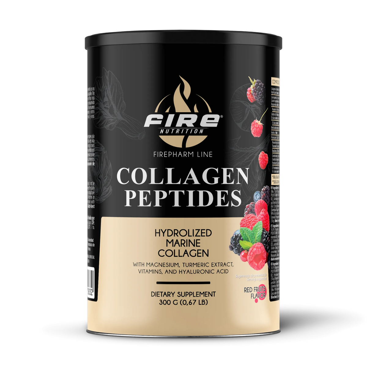 Fire Pharm Collagen Peptides colágeno marino 300 g