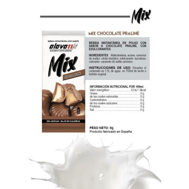 Etiqueta ingredientes y valores nutricionales Elevenfit Mix Chocolate praline