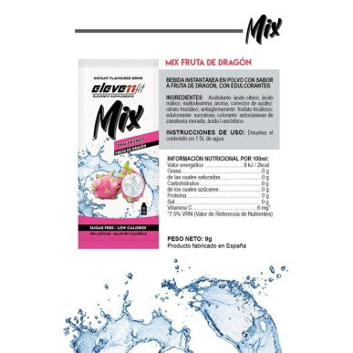 Etiqueta ingredientes y valores nutricionales Elevenfit Mix Fruta del dragon