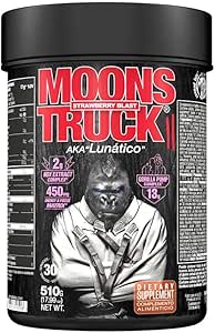 Moonstruck II, Polvos Pre Entreno, Suplemento para Deportistas, Pre Workout en Polvo con Cafeína, Extractos Vegetales - 510 g