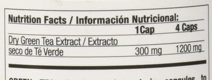 Quamtrax Nutrition - Green Tea - 90 capsules - Concentrated extract, metabolism support and general well-being