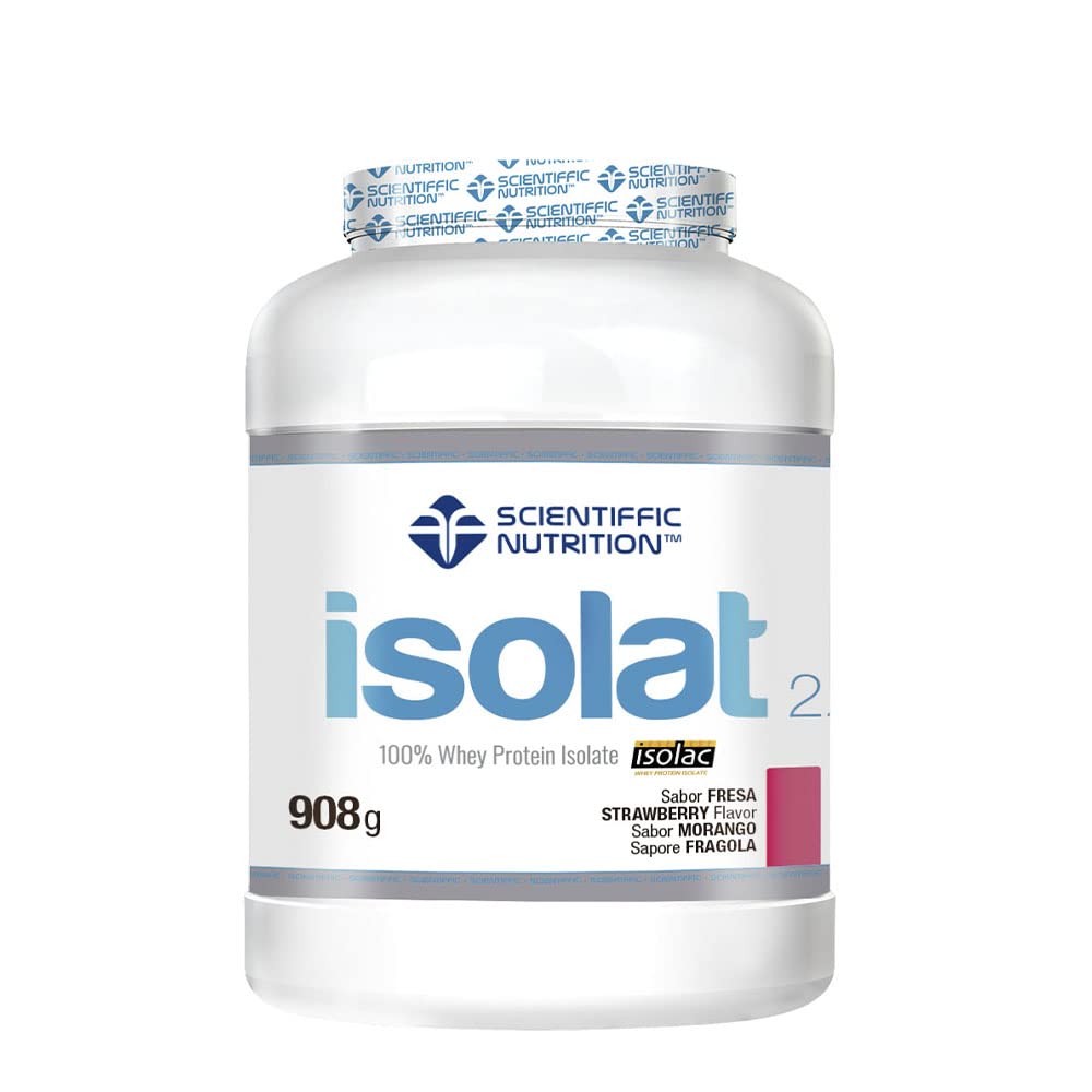 Scientiffic Nutrition - Isolat 2.0, Whey Protein, Suplemento de Proteina Aislada ISO con Lactasa, Proteina de Suero de Leche en Polvo - 2Kg, Chocolate.