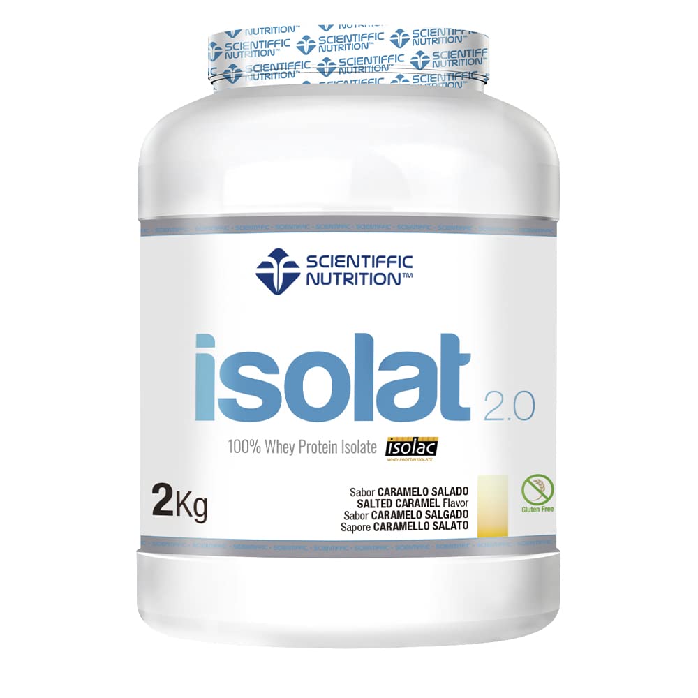 Scientiffic Nutrition - Isolat 2.0, Whey Protein, Suplemento de Proteina Aislada ISO con Lactasa, Proteina de Suero de Leche en Polvo - 2Kg, Chocolate.