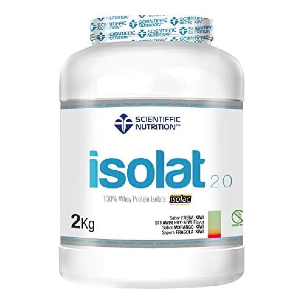 Scientiffic Nutrition - Isolat 2.0, Whey Protein, Suplemento de Proteina Aislada ISO con Lactasa, Proteina de Suero de Leche en Polvo - 2Kg, Chocolate.