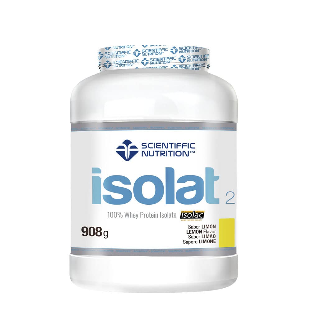 Scientiffic Nutrition - Isolat 2.0, Whey Protein, Suplemento de Proteina Aislada ISO con Lactasa, Proteina de Suero de Leche en Polvo - 2Kg, Chocolate.