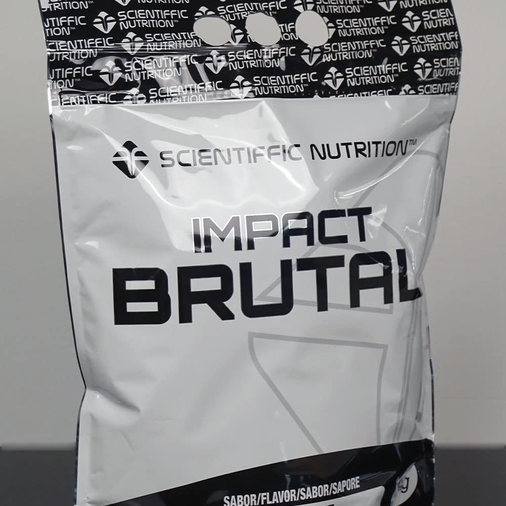 Scientiffic Nutrition - Brutal Impact, Ganador de Peso y Masa Muscular, Mass Gainer con Carbohidratos, Proteina de Suero y Aminoácidos como la Creatina - 3Kg, Sabor Chocolate.