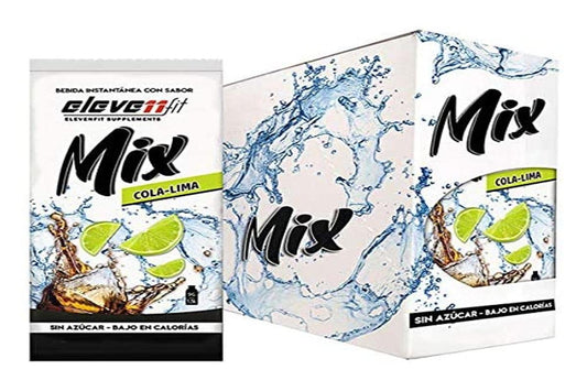 Eleven Fit Instant Watermelon Flavor Mix | Prepare 1.5L of Healthy, Sugar-Free and Low Calorie Drink | Ideal for Mixing with Water and Improving Your Diet | Box of 24 Sachets