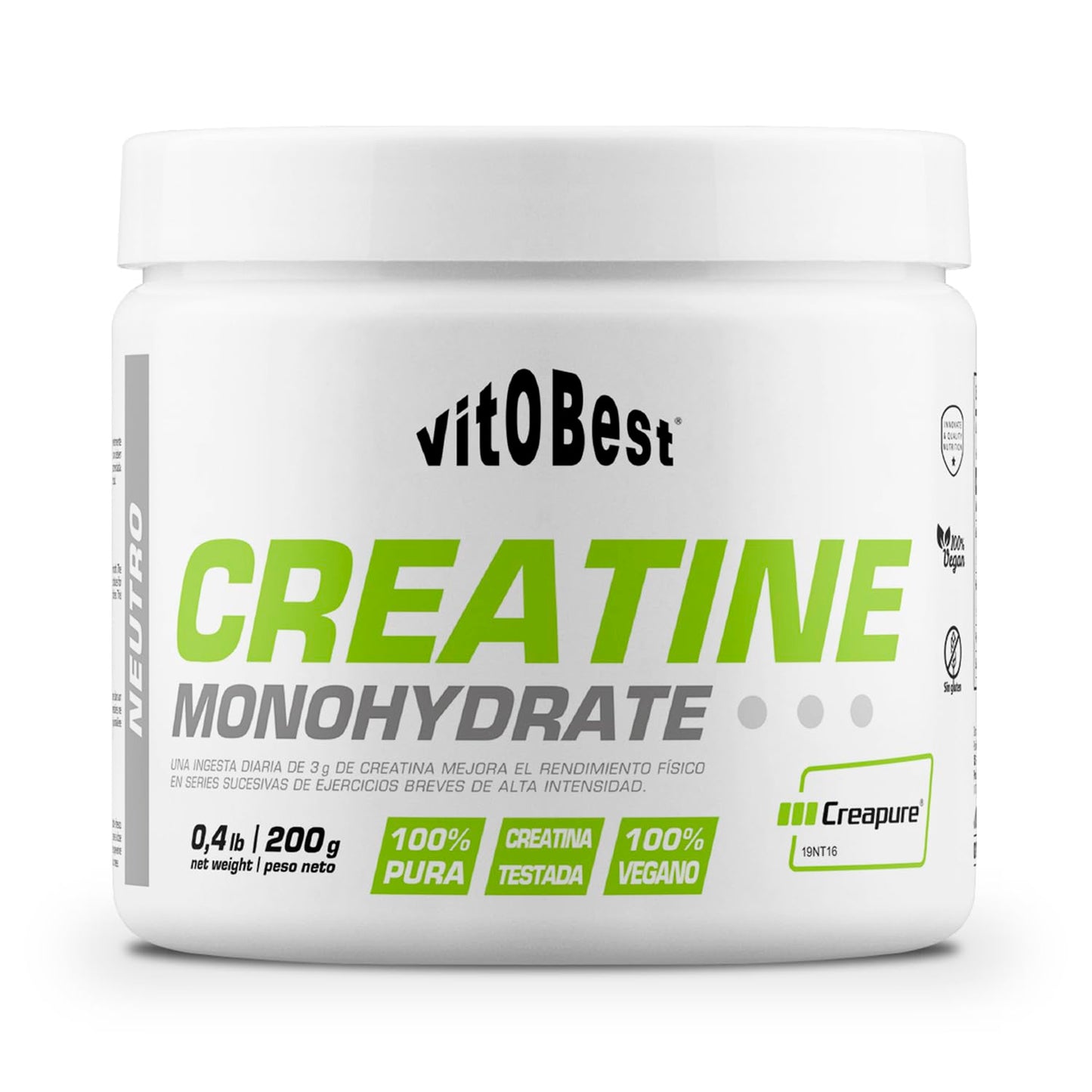 Suplemento Creatina CREATINE MONOHYDRATE - Suplementos Deportivos - Vitobest (500 g)