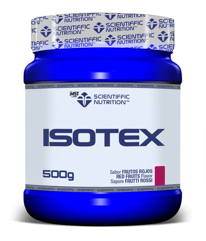 Scientiffic Nutrition - Isotex, Bebida Isotónica Instántanea en Polvo, Aporta Sales Minerales, Electrolitos y Energía, Bebida Deportiva - Sabor Limón, 500 g