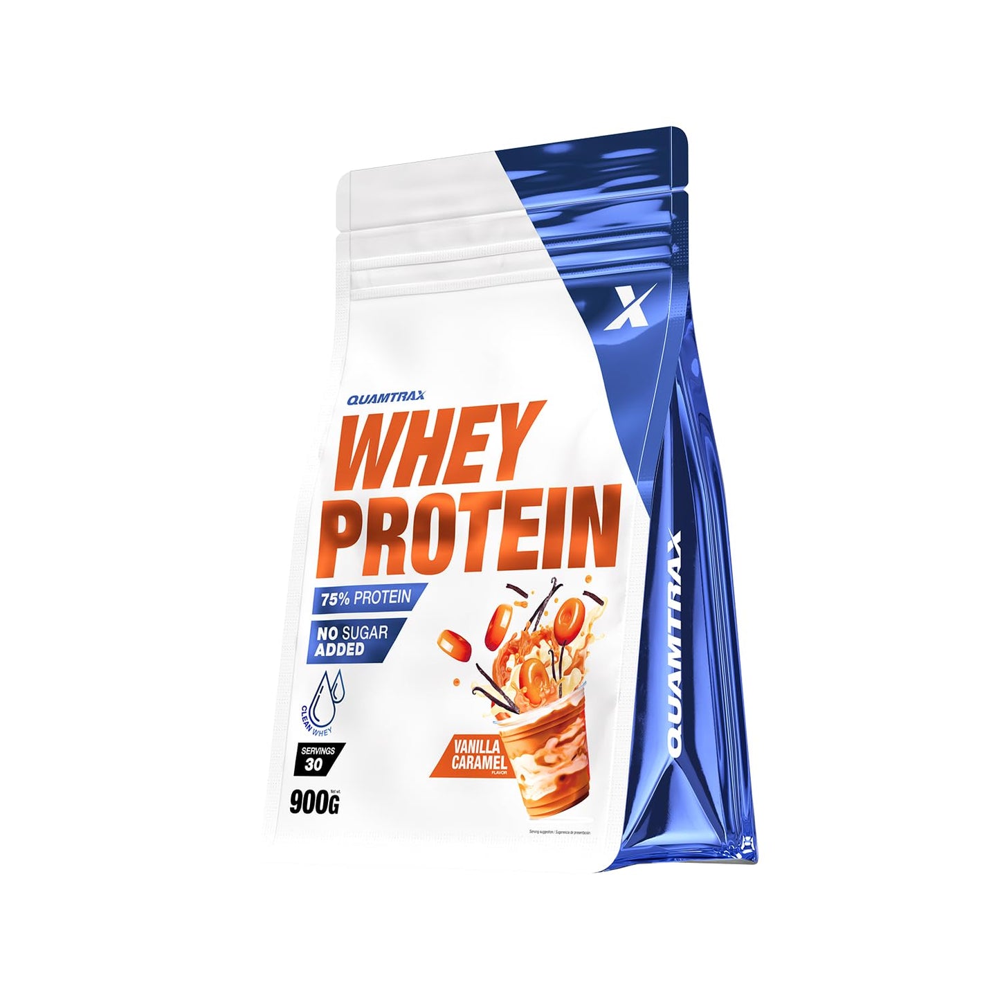 Quamtrax Nutrition - Whey Protein (Whey Protein) - High protein content, support in muscle growth and energy (900g, Chocolate)