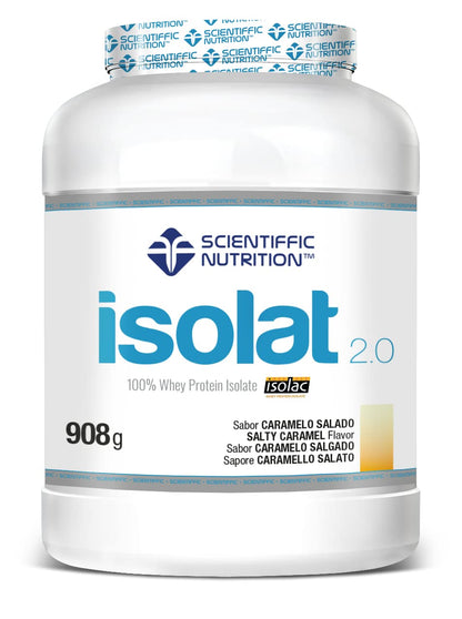 Scientiffic Nutrition - Isolat 2.0, Whey Protein, Suplemento de Proteina Aislada ISO con Lactasa, Proteina de Suero de Leche en Polvo - 2Kg, Chocolate.