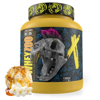 WHEYZOO de Zoomad Labs | 100% Whey Proteína en Polvo Pura | Tonifica y aumenta la masa muscular | Protege músculos y ayuda a la recuperación de los tejidos fibrosos - 1360g (Choco Latte)