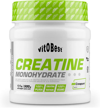 Suplemento Creatina CREATINE MONOHYDRATE - Suplementos Deportivos - Vitobest (500 g)