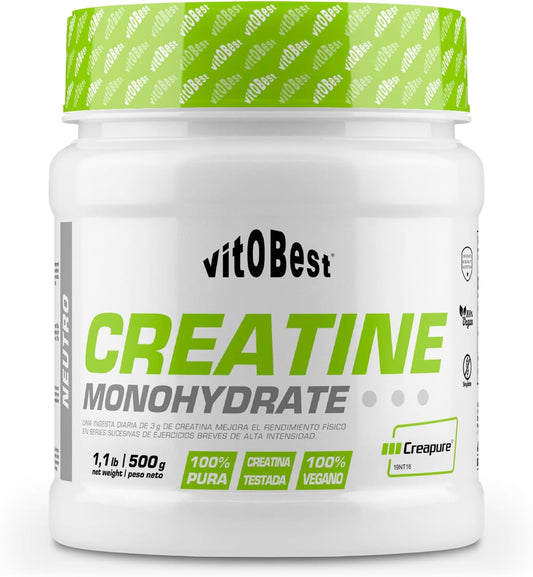 Suplemento Creatina CREATINE MONOHYDRATE - Suplementos Deportivos - Vitobest (500 g)