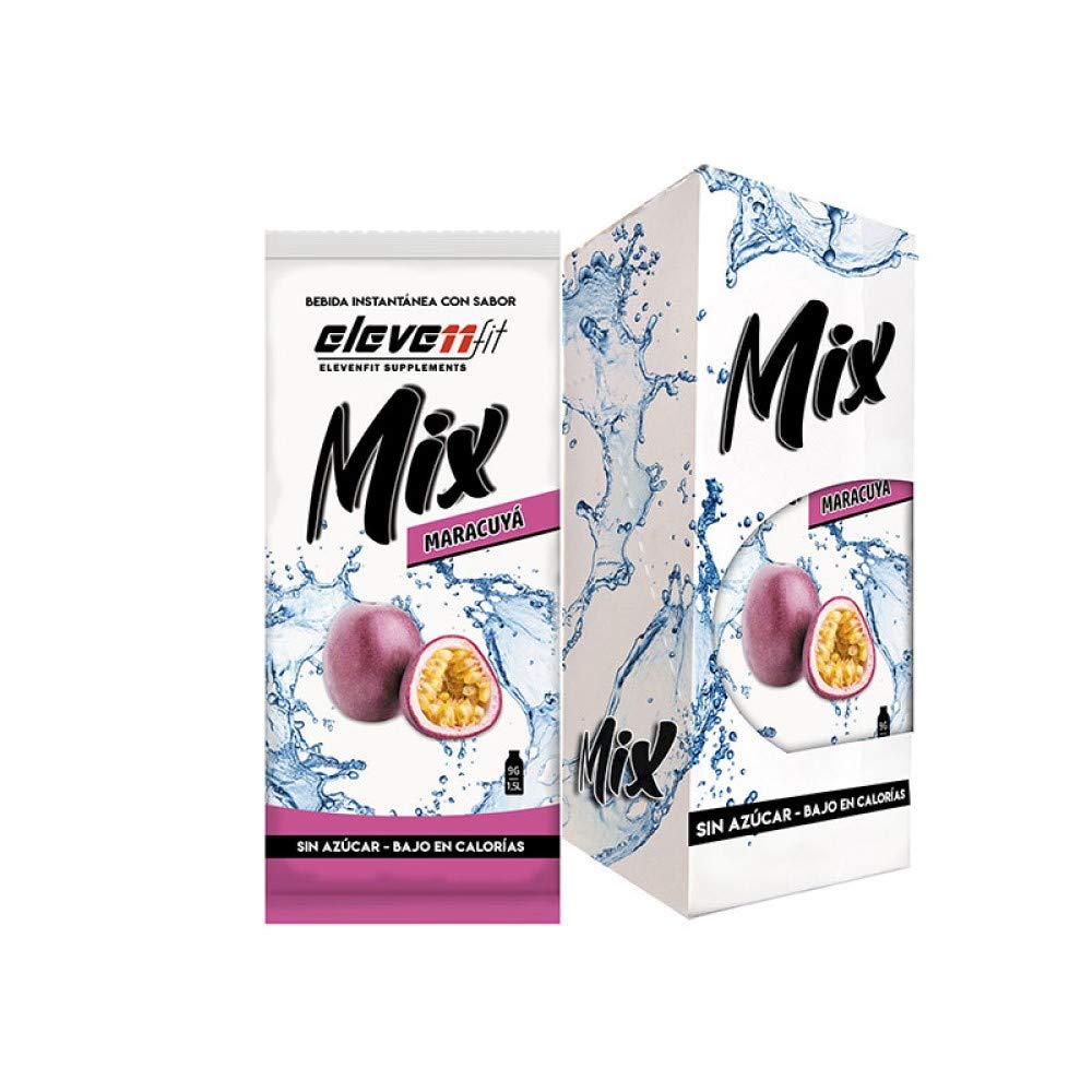 Eleven Fit Instant Watermelon Flavor Mix | Prepare 1.5L of Healthy, Sugar-Free and Low Calorie Drink | Ideal for Mixing with Water and Improving Your Diet | Box of 24 Sachets