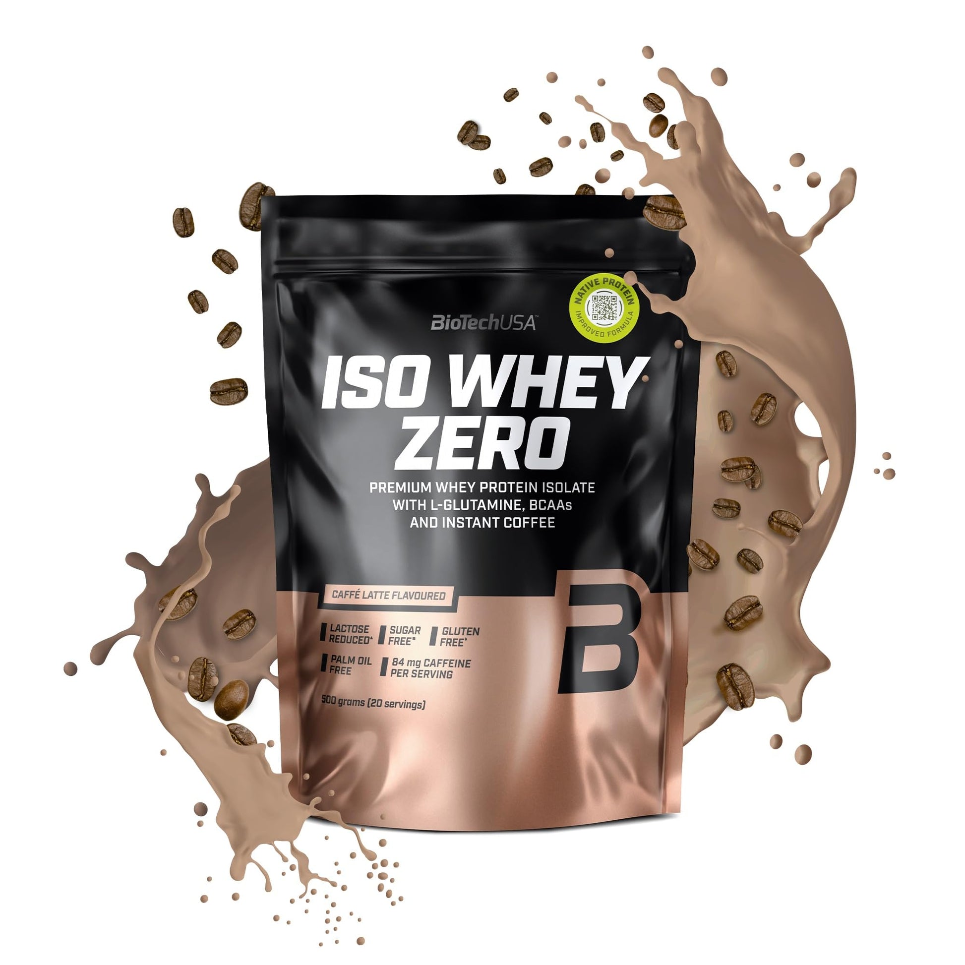 BioTechUSA Iso Whey Zero | Premium Whey Protein Isolate | Grass-Fed | Enzyme-Free | Sugar- and Gluten-free, 908 g, Chocolate