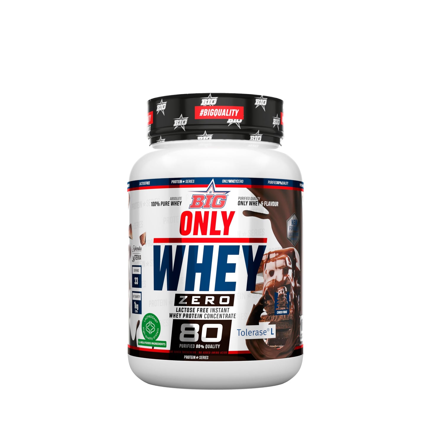 BIG - Proteinas Whey ONE PIECE - Edición Exclusiva con 12 Tazos Coleccionables. Materia Prima Premium. Whey Protein para Masa Muscular. Sin Lactosa (1Kg, Choco One & Milk Chocolate Chips)