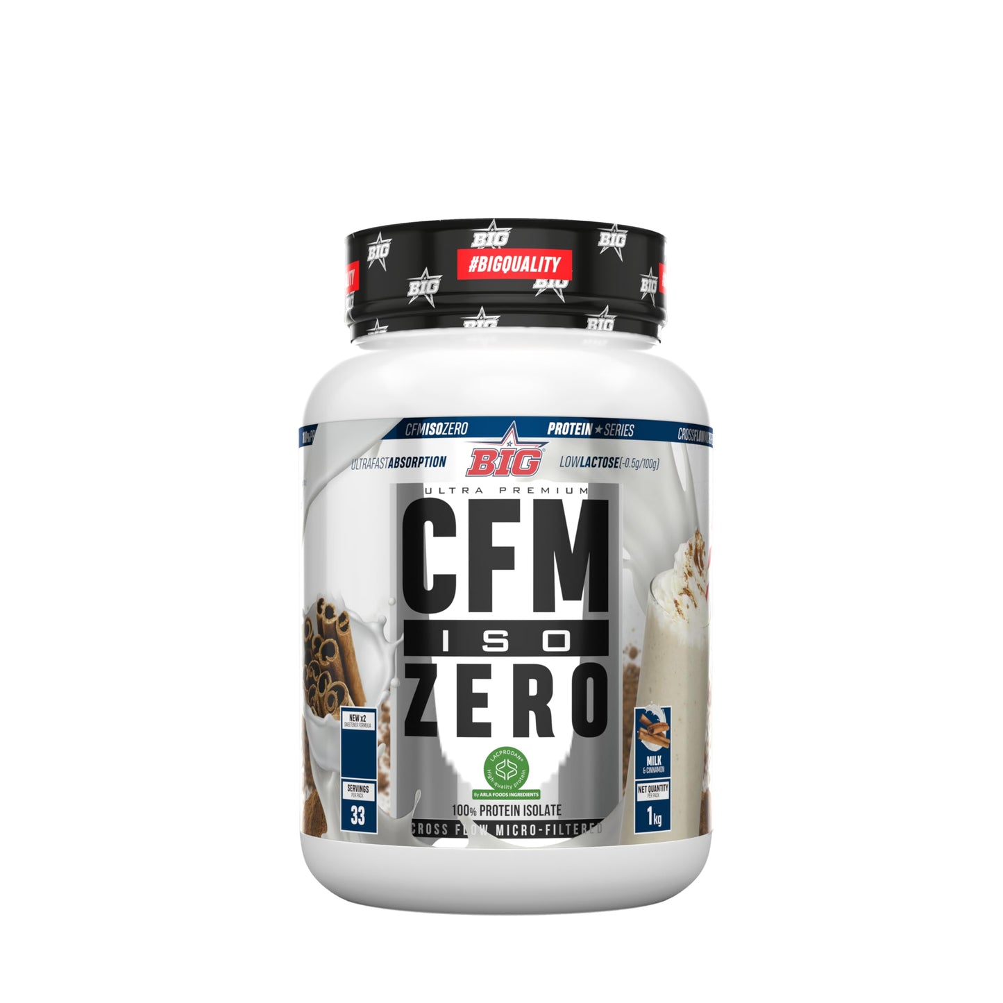 Proteina Isolada - Proteinas Whey para Masa Muscular - Whey Protein Isolate - Proteína en Polvo Materia Prima Premium Sin Grumos, Baja en Lactosa, Sin Azúcares Añadidos (2Kg, White Chocolate)