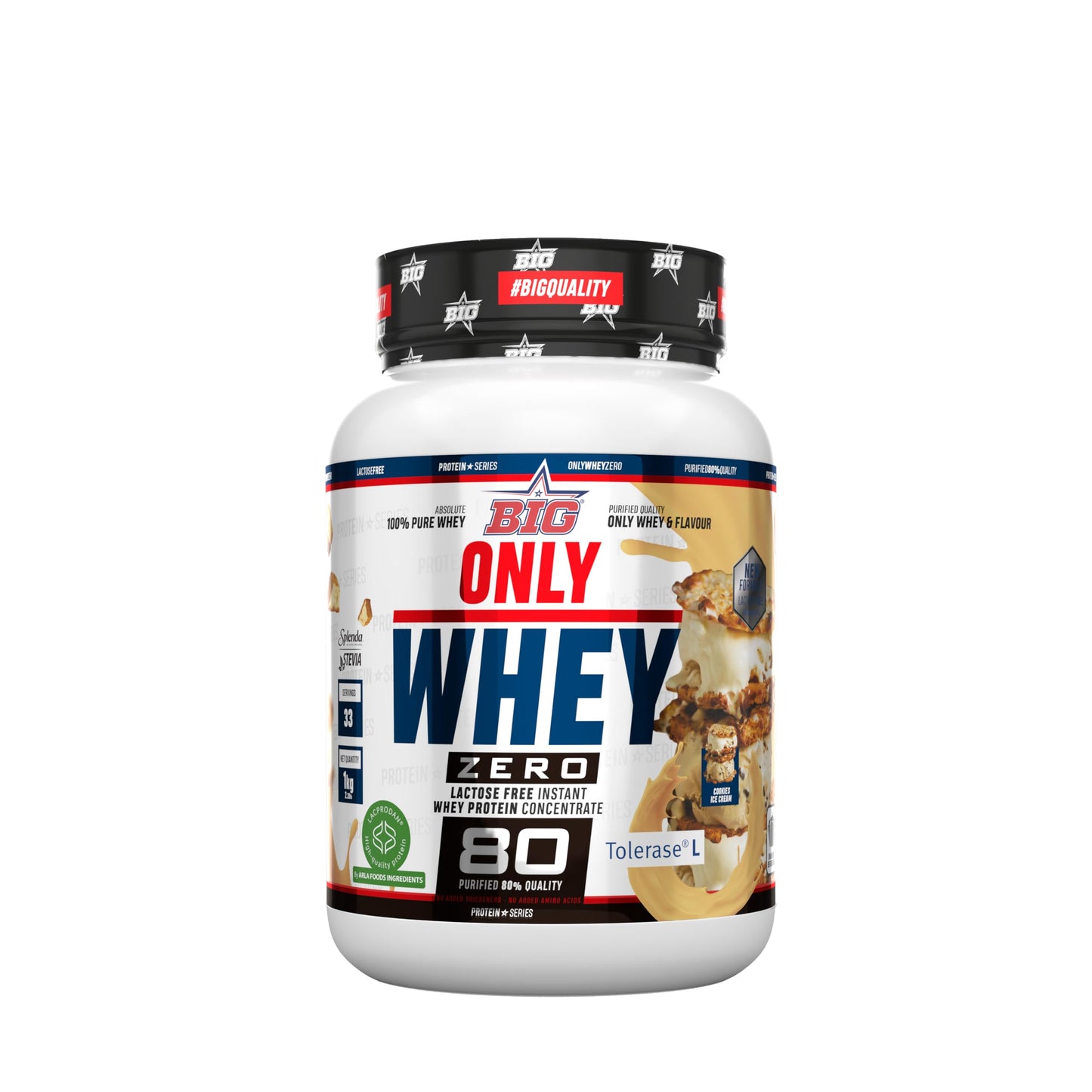 BIG - Proteinas Whey ONE PIECE - Edición Exclusiva con 12 Tazos Coleccionables. Materia Prima Premium. Whey Protein para Masa Muscular. Sin Lactosa (1Kg, Choco One & Milk Chocolate Chips)