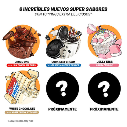 BIG - Proteinas Whey ONE PIECE - Edición Exclusiva con 12 Tazos Coleccionables. Materia Prima Premium. Whey Protein para Masa Muscular. Sin Lactosa (1Kg, Choco One & Milk Chocolate Chips)