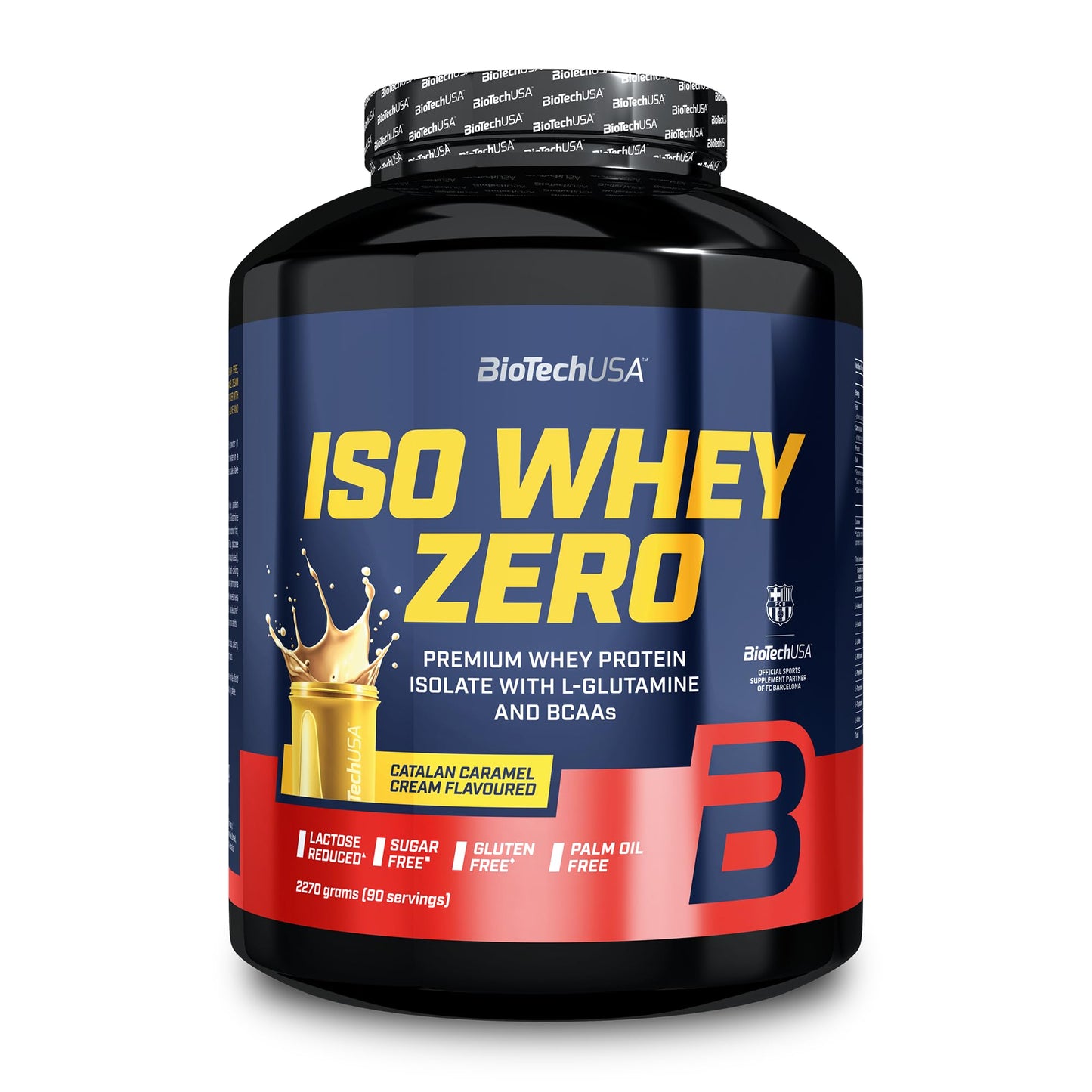 BioTechUSA Iso Whey Zero | Premium Whey Protein Isolate | Grass-Fed | Enzyme-Free | Sugar- and Gluten-free, 908 g, Chocolate