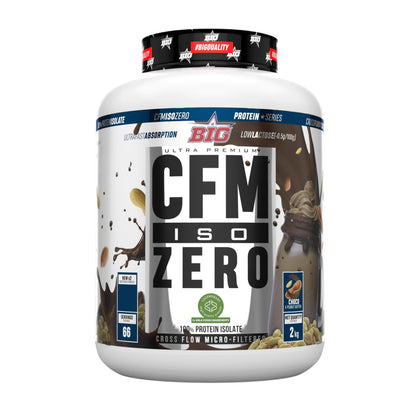BIG - Proteina Isolada - Proteinas Whey para Masa Muscular - Whey Protein Isolate - Proteína en Polvo Materia Prima Premium Sin Grumos, Baja en Lactosa, Sin Azúcares Añadidos (1kg,Cacaolat)