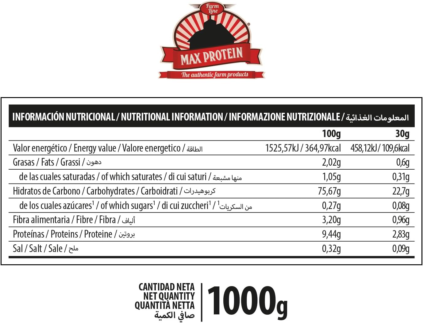 Crema de Arroz 1000g - Fácil Digestión, Ideal para Dietas Fitness, Perfecto para Pre-entrenos y Post-Entrenos, Textura Suave, Carbohidratos de Máxima Calidad (1000g, Chocolate)