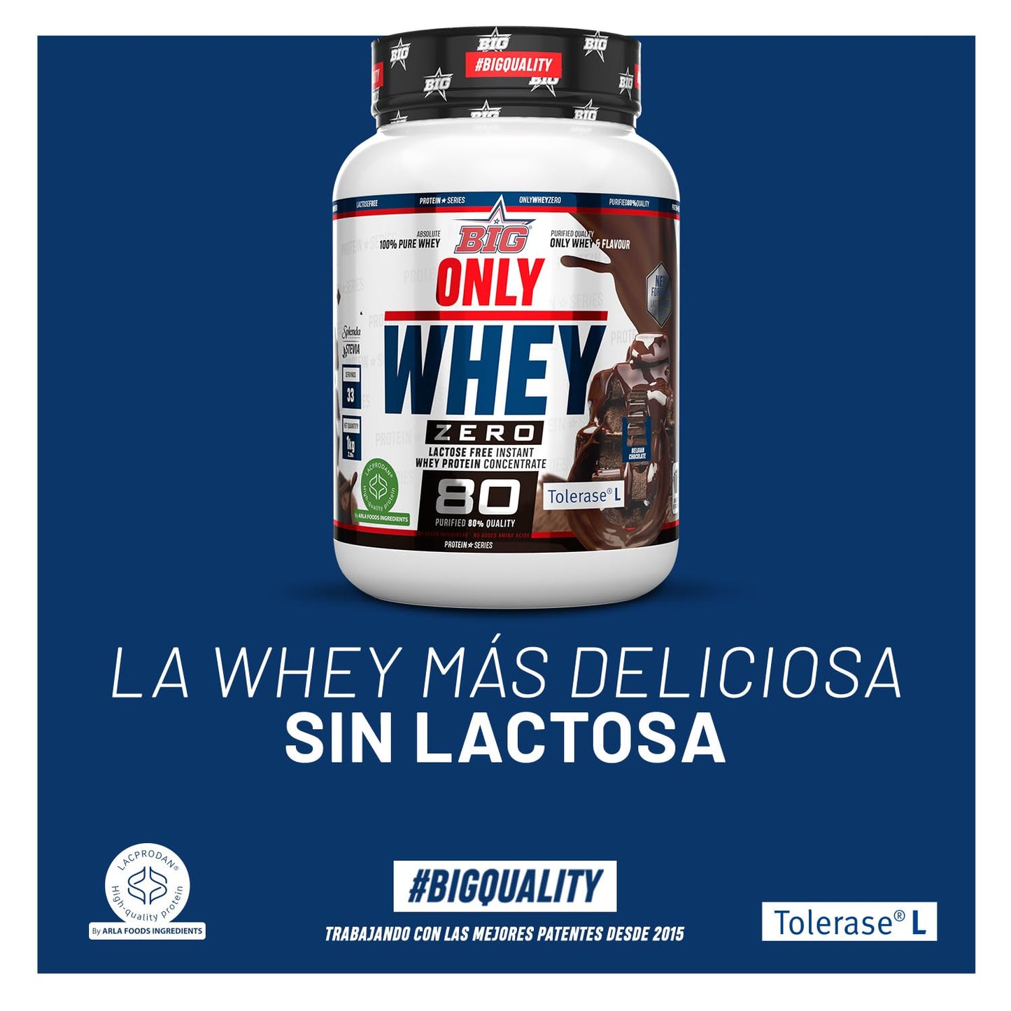 BIG - Proteinas Whey ONE PIECE - Edición Exclusiva con 12 Tazos Coleccionables. Materia Prima Premium. Whey Protein para Masa Muscular. Sin Lactosa (1Kg, Choco One & Milk Chocolate Chips)