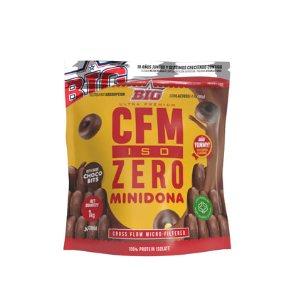 BIG - Proteina Isolada - Proteinas Whey para Masa Muscular - Whey Protein Isolate - Proteína en Polvo Materia Prima Premium Sin Grumos, Baja en Lactosa, Sin Azúcares Añadidos (1kg,Cacaolat)